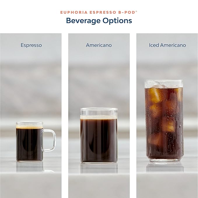 Wonderland Coffee | Euphoria Espresso B-Pods | Only Compatible with Bruvi Single-Serve Coffee Brewer | Includes 60 Pods