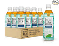 Teas' Tea Unsweetened Mint Green Tea 16.9 Fl Oz (Pack of 12) Organic Sugar Free Zero calorie