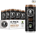 Death Wish Coffee Iced Coffee Cold Brew 8g Protein Fair Trade (Mocha Latte)
