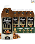 Elmhurst 1925 Caramel Cashew Latte – Plant-Based Vegan Dairy-Free Plant Milk Latte Made of Cashew Milk Cold Brew Premium Arabica with 95mg Caffeine &amp Sweet Caramel Notes – 25.4oz (Pack of 6)