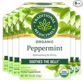 Traditional Medicinals Tea Organic Peppermint Soothes Your Belly Refreshing &amp Minty 96 Tea Bags (6 Pack)