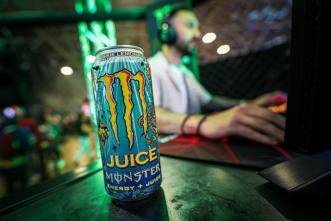 Monster Energy Juice Aussie Style Lemonade Energy + Juice 16 Oz | Pack of 15