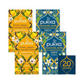 Pukka Tea Bags Organic (Chamomile Vanilla and Manuka Honey &amp Lemon Ginger and Manuka Honey) (2ea / 20ct) (Variety Pack)