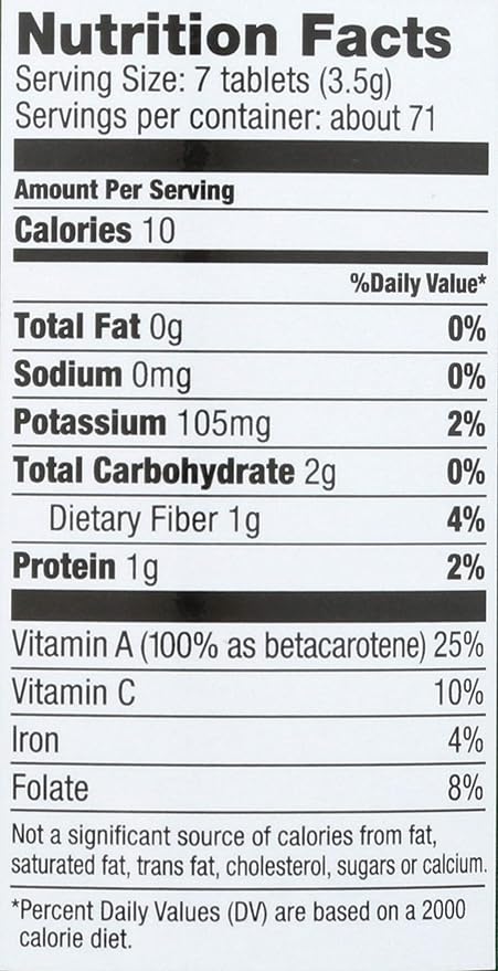 Pines Organic Wheat Grass 500 Count Tablets