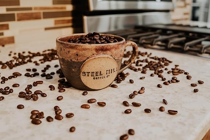 Steel Mill Coffee Co. Apple Strudel Flavored Coffee | 2 LB/Whole Bean/Regular | Grown in Colombia