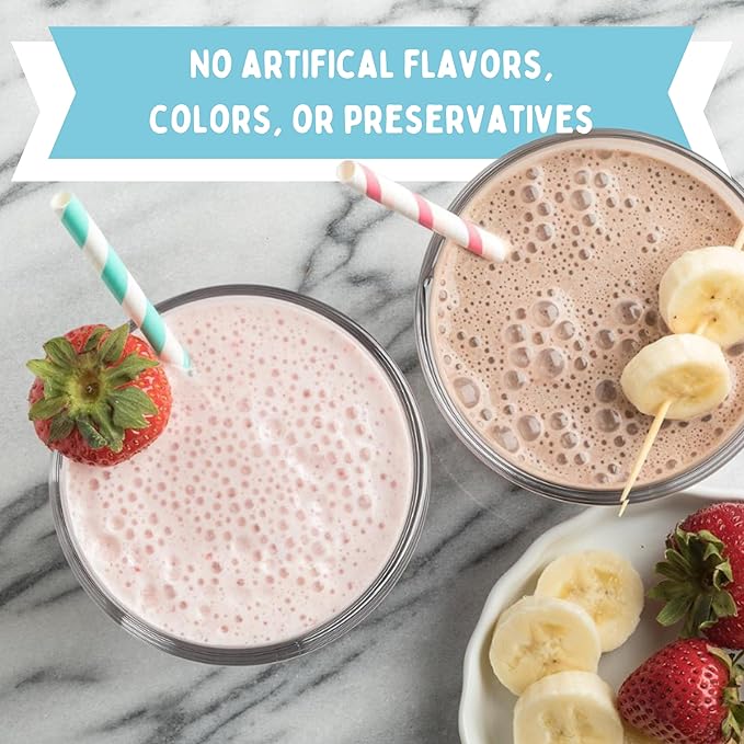 Concord Foods Pineapple Smoothie Mix - Fruit Flavor with No Artificial Flavors Colors or Preservatives - Ideal for Fresh Fruit Smoothies - 2 oz Pouch for Healthy Smoothies (Pack of 12)