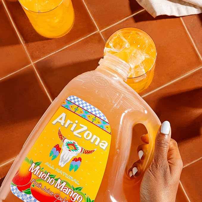 AriZona Mucho Mango Juice Drink 128 Fl Oz Gallon