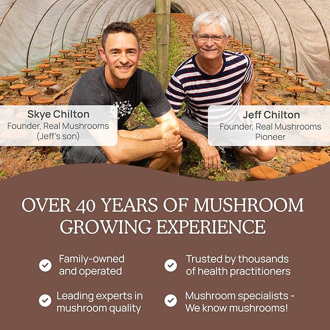 Real Mushrooms Unsweetened Hot Chocolate Mix with 5 Defenders – Reishi Chaga Turkey Tail Maitake Shiitake – Coco Powdered Unsweetened – Organic Cacao Powder Supplement Vegan 15 Servings