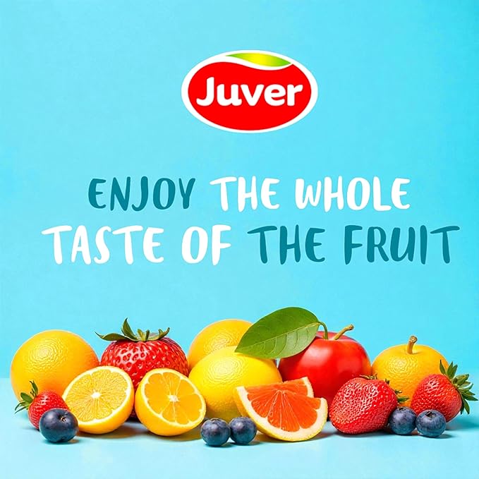 Juver Disfruta Sugar-Free Spanish Peach Fruit Drink 2 Liters (67.6 fl oz). Natural Peach Nectar No Added Sugars 6 Pack Box Delicious Healthy Nectar Drink – Made from Premium Sun-Dried Spanish Frui