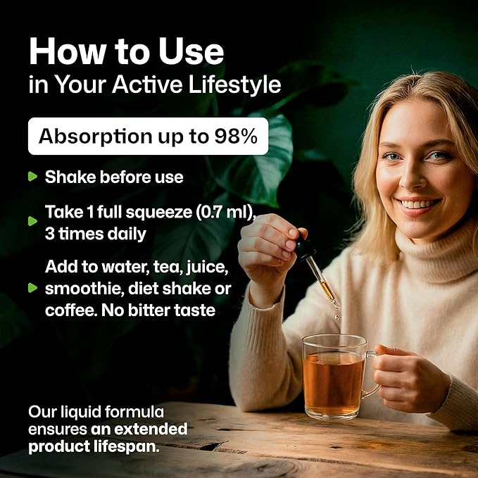 BIO KRAUTER® Perimenopause &amp Menopause Supplements for Women* - Vegan Motherwort Tincture 4 Fl.Oz 56-Day Supply for Natural Calm &amp Women's Wellness - Alcohol &amp Sugar Free - 650 mg per Serv