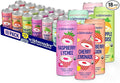 wildwonder Sparkling Probiotic Juice Drink 18pk w/Gut Health &amp Immunity Support 5g Prebiotic Fiber Live Probiotics Organic Vegan Low Sugar Sampler Pack 6 Flavors Seen on Shark Tank