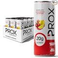 PROX Hybrid Energy Drink with 20g Protein Zero Sugar 200mg Natural Caffeine 90 Calories 12 Pack (Strawberry Lemonade)