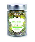Kintra Foods Energise Loose Leaf Herbal Tea Jar 50g | Natural Herbal Tea Invigorating &amp Uplifting Blend | Eco-Friendly Antioxidant-Rich Caffeine-Free No Additives No Sugar