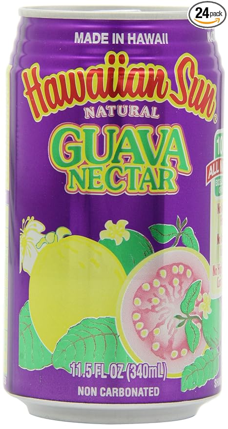 Hawaiian Sun Nectar Guava 11.5 Fl Oz (Pack of 24)