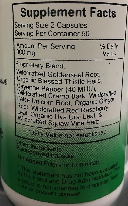 Christopher's Original Formulas Female Reproductive Formula – 100 Vegetarian Capsules – Herbal Blend for Women