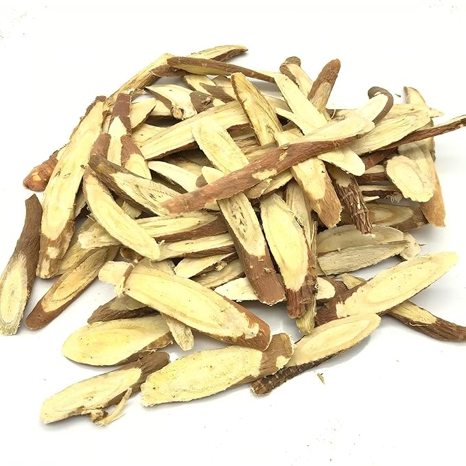 Sweet Post Pure Licorice Root Slices 16oz | Small Medium &amp XL Sizes | Natural Sweetener for Brewing Herbal Blends &amp Culinary Recipes Natural Chinese Herb for Tea 甘草片 Gan Cao (Small)