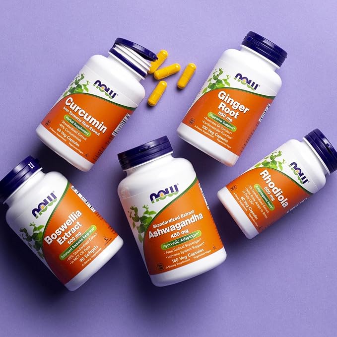 NOW Foods Supplements Boswellia Extract 500 mg in MCT Oil Base Balanced Immune Response* 90 Softgels