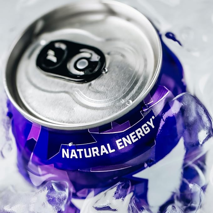 Phorm Energy Drink Grape Smash Flavor 200 MG Natural Caffeine From Green Tea Sugar Free Carbonated Drink With Electrolytes &amp Vitamin B12 Dairy &amp Gluten Free Vegan 16 FL Oz Cans 12 Pack