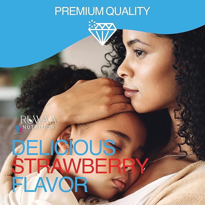 RUWAA NUTRITION Melatonin Kid Gummies. Chewable Safe Drug-Free &amp Effective Children's Sleep Aid &amp Teens. 1mg Melatonin Gummy Gluten-Free Vegetarian Restful Sleep Supplement for Ages 4+. 60c