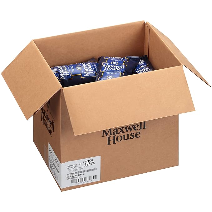 Maxwell House Shy Café Roast Vending Coffee (32 Ounce Bag 12 packs)