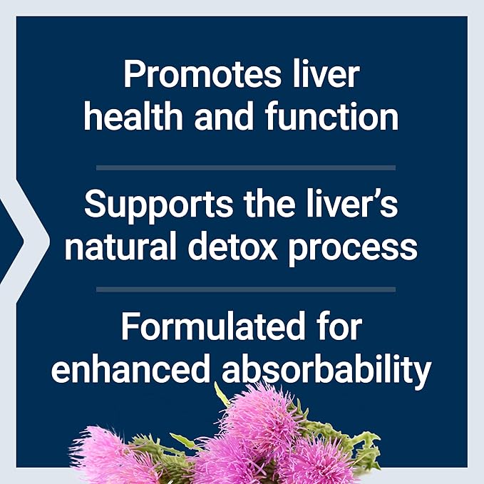 Life Extension Advanced Milk Thistle Liver Health Supplement Liver Detox Cell Division silymarin silybin bioavailable Gluten Free Non-GMO 120 softgels (Pack of 2)
