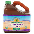 Lily of the Desert Aloe Vera Juice Preservative Free Whole Leaf Filtered Aloe Vera Drink 128 Fl Oz with Cup Bottle