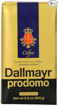 Dallmayr Gourmet Coffee Prodomo (Ground) 8.8 Ounce (Pack of 3)