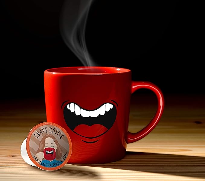 Crave Beverages Chocolate Hazelnut Creme Coffee Pods for Keurig K Cup Brewers 100 Count