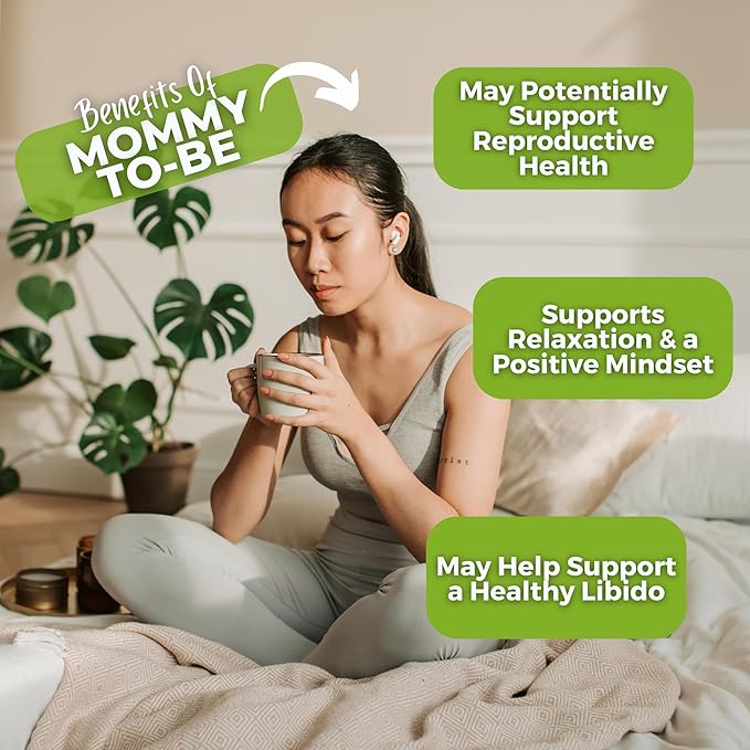 Fertility and Pregnancy Support Loose Leaves Tea For Her w/ Alfalfa Nettle Leaf | Organic Herbal Tea | 2 oz (57 gram) | Decaf Vegan Healthy Zero Caffeine Herbs No Natural or Artificial Flavors