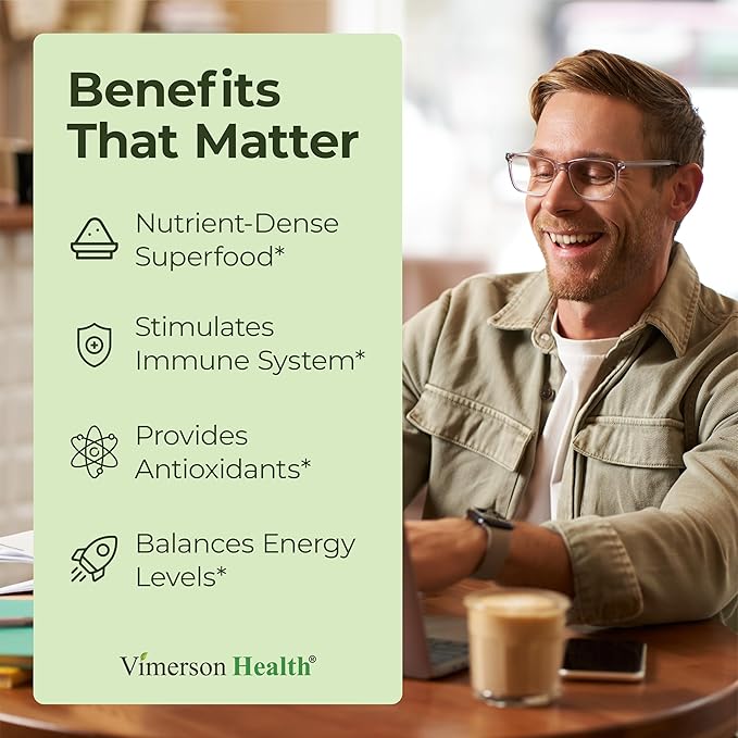 Organic Spirulina and Chlorella Capsules - Spirulina Capsules with Chlorella Powder for Immune Antioxidant &amp Energy Support. Nutritious Super Green. Vegan &amp Non-GMO. Third Party Tested. 60 Ca