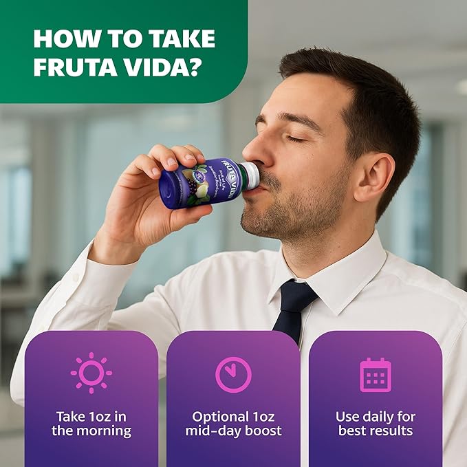 Fruta Vida – 1-30 oz Bottle – Açai – Yerba Mate – Cupuaçu Juice – by Pro Image International