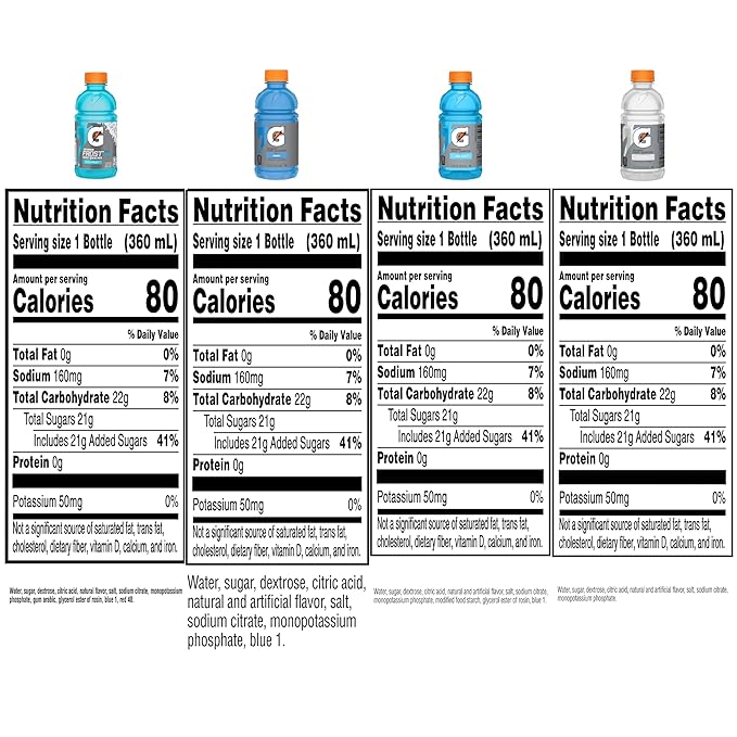 Gatorade Frost Thirst Quencher Variety Pack 2.0 12 Fl Oz (Pack of 24)