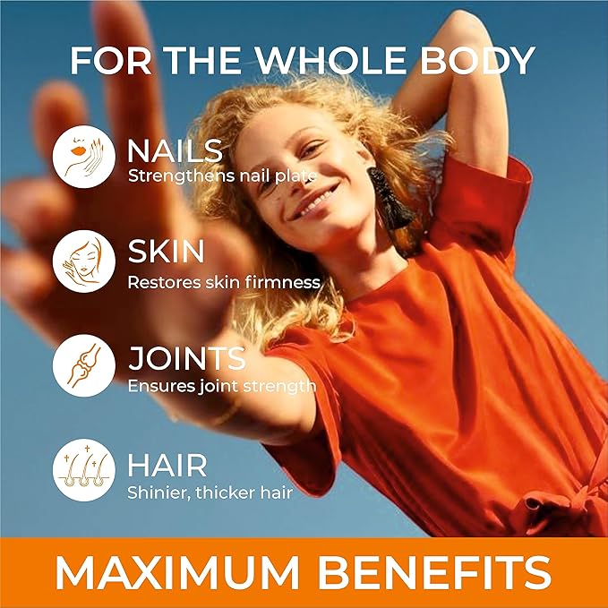 SIRUNES Bovine Collagen Supplements for Men and Women I Hydrolyzed Grass Fed Bovine Collagen Peptides Dietary Supplement for Joint Nerve &amp Bone Support - Non-GMO Anti-Aging - 100 Capsules