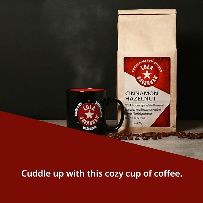 Lola Savannah Cinnamon Hazelnut Ground Caffeinated Coffee 2lb