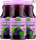 NILO Blackberry Juice | 100% Squeezed Blackberry Mora | NO Sugar added | NON GMO | NOT From Concentrate | 8.45 oz (Pack of 12)