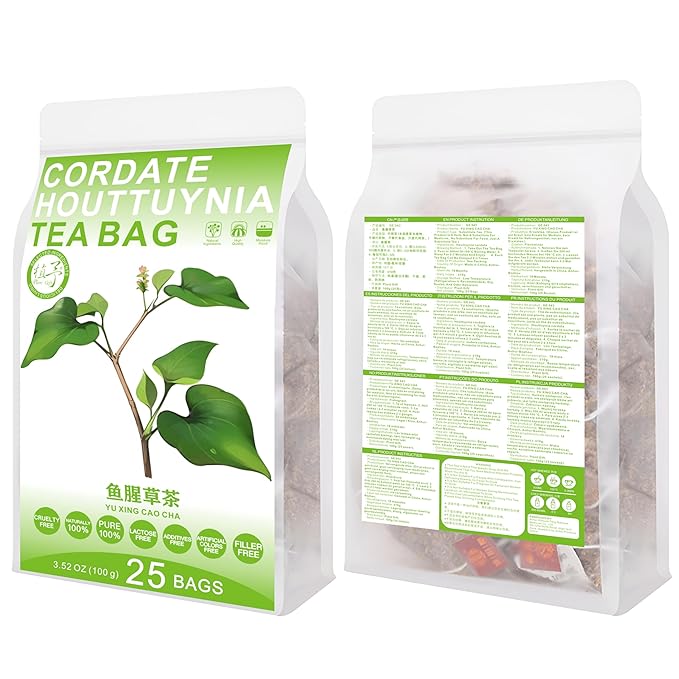 Houttuynia Cordata Tea Bag 7.05oz (4g*50bags) 200g 鱼腥草茶 Individual Package Herbal Tea Substitute Tea Health Tea Cordate Houttuynia Tea