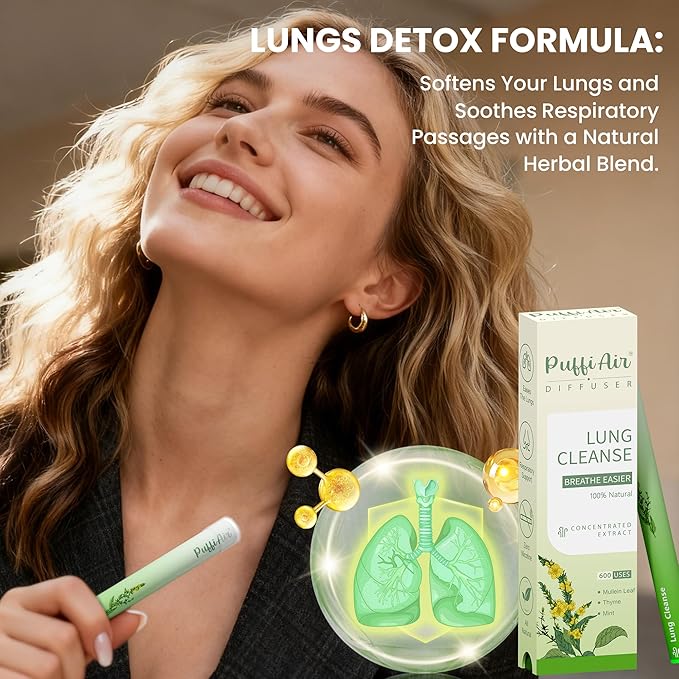 Herbal Diffuser Trio Lung Cleanse Sleep and Relax Diffuser with Extract of Mullein Melatonin and and Chamomile 100% Natural Swap Wellness De-Stress Trio 600 Uses Each
