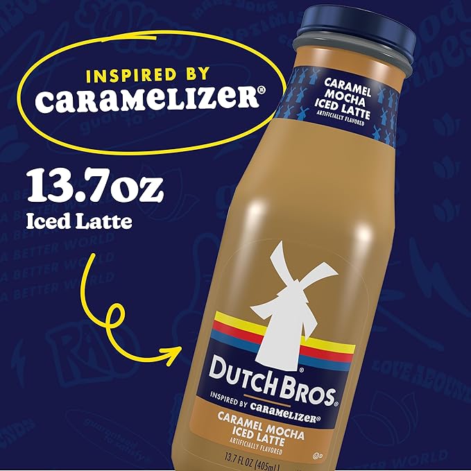 Dutch Bros® Caramel Mocha Iced Latte inspired by Caramelizer® 12-13.7 Fl Oz Bottles