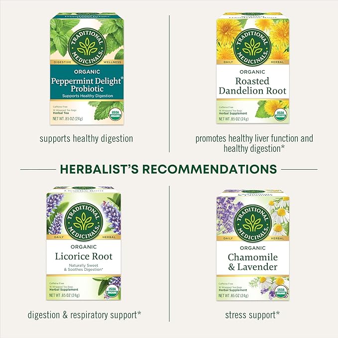 Traditional Medicinals Tea Organic Smooth Move Relieves Occasional Constipation Senna 32 ct (Pack of 3)