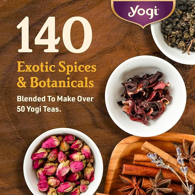 Yogi Tea - Honey Lemon Throat Comfort (6 Pack) - Soothes the Throat - 96 Tea Bags