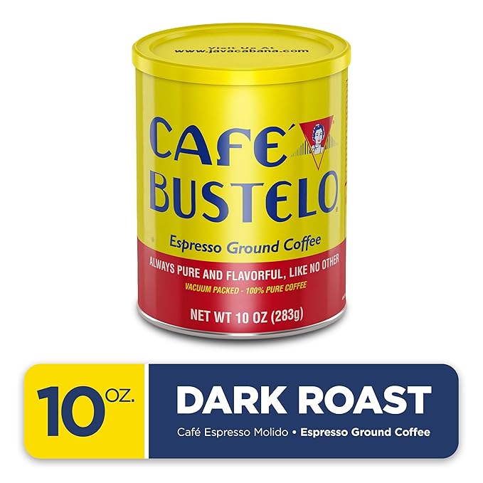 Café Bustelo Espresso Dark Roast Ground Coffee 10 Ounces