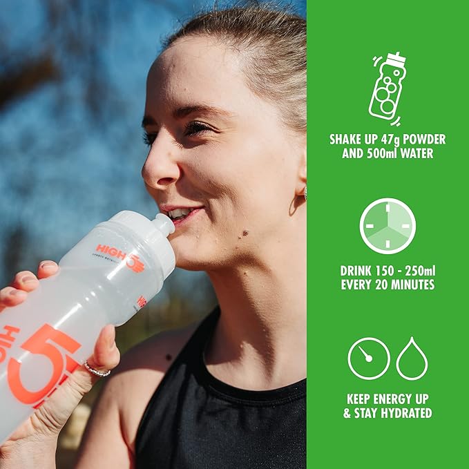 HIGH5 Energy Hydration Drink Refreshing Mix of Carbohydrates and Electrolytes (Citrus 12 x 47g)