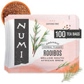 Numi - Organic Rooibos Tea 100 Bulk Herbal Tea Bags Caffeine Free