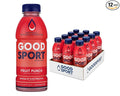 GoodSport Electrolyte Sports Drink Rapid &amp Long-lasting Hydration (16.9 Fl Oz (Pack of 12) Fruit Punch)
