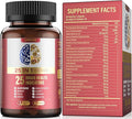 Brain Supplement for Mental Alertness Memory Focus &amp Energy Alpha GPC Huperzine-A L-Tyrosine Phosphatidylserine Vitamins B6 B12 High Absorption 90 Capsules