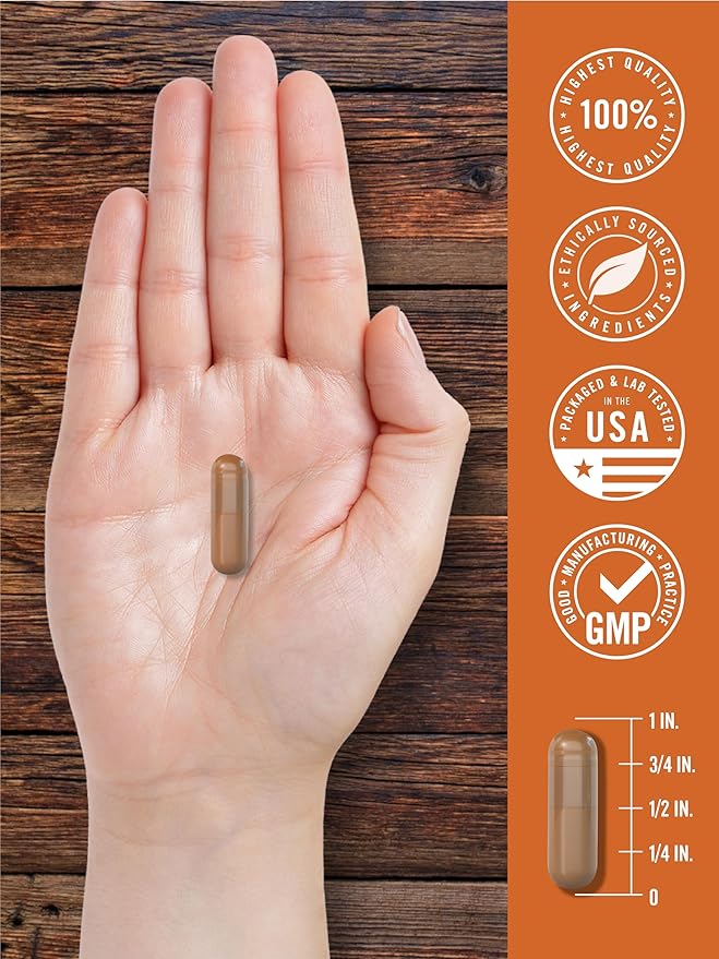 Carlyle Grass Fed Beef Liver Capsules | 4500mg | 250 Count | Desiccated Supplement | Non-GMO Gluten Free | by Herbage Farmstead