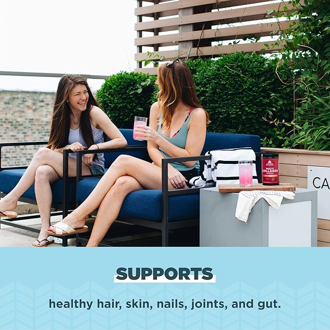 Ancient Nutrition Multi Collagen Protein Powder Strawberry Lemonade 45 Servings + Multi Collagen Protein Powder Unflavored 45 Servings