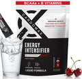 CardoMax - Energy Drink Packets - Liquid Preworkout for Men &amp Women Caffeine Packets with BCAA Vitamin B12 Vitamin B6 &amp B3 - Sugar-Free Zero Calorie Vegan &amp Keto - 15 Stick Packs - Bla
