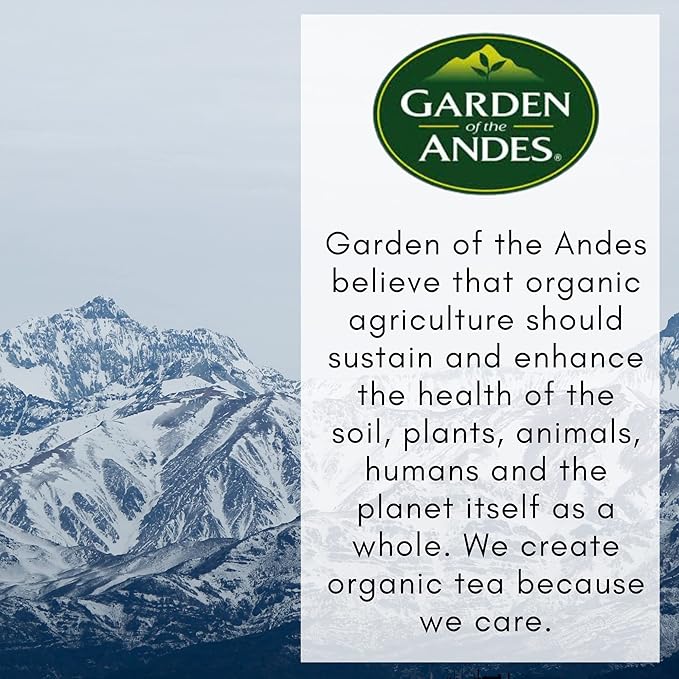 Garden of the Andes Herbal Organic Decaf Lemon Verbena Hot Tea Bags 0.9 oz 20 Count (Pack of 3)…
