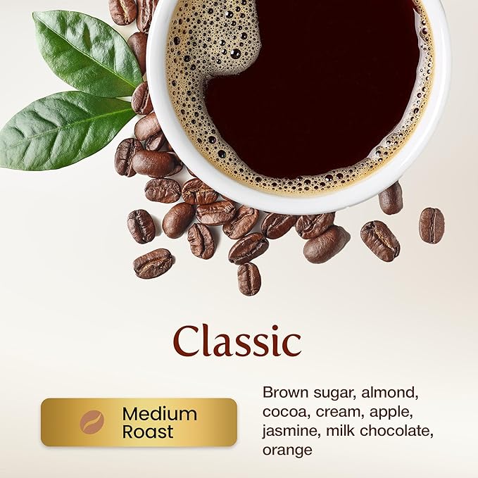 KONA EARTH 100% Kona Coffee Classic Medium Roast Whole Bean 1 lb (16oz) Farm-Direct Authentic Hawaiian Kona Coffee beans from Hawaii’s Big Island Micro-Batch-Roasted